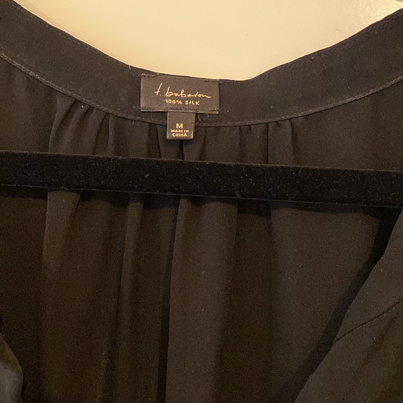 Black silk shirt - Picture 2 of 5